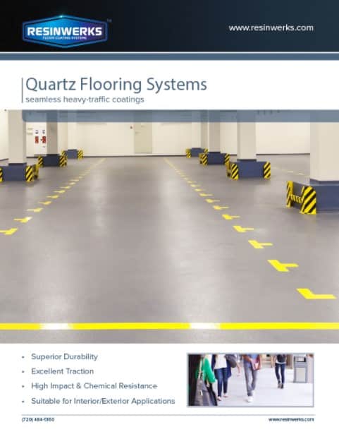 Quartz Flooring System Brochure from Resinwerks