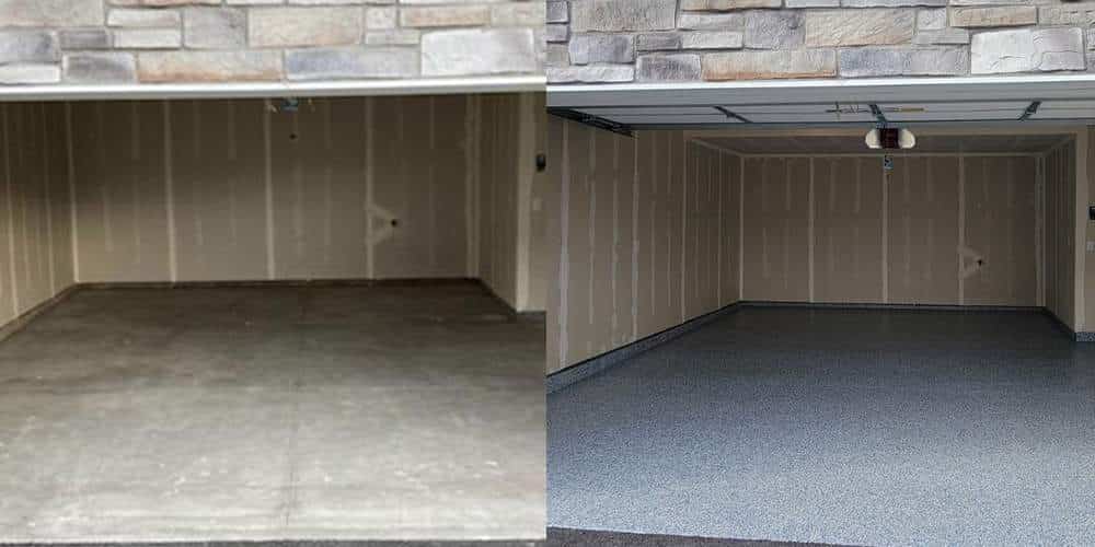 Epoxy garage floor coating morgan utah