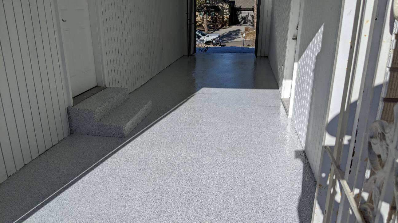 Epoxy Porch coating and breezway North Ogde