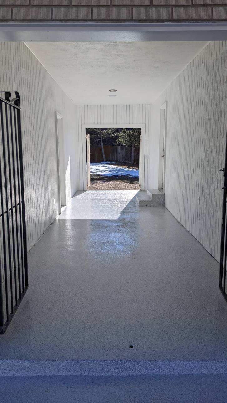 Epoxy Floor Coating - Breezeway in North Ogden