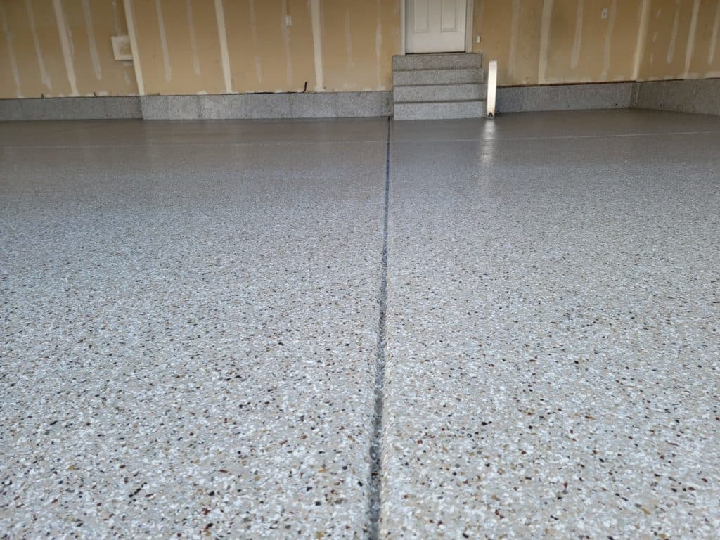 Epoxy Garage Floor Coating in Marriott-Slaterville, Utah - Creekbed