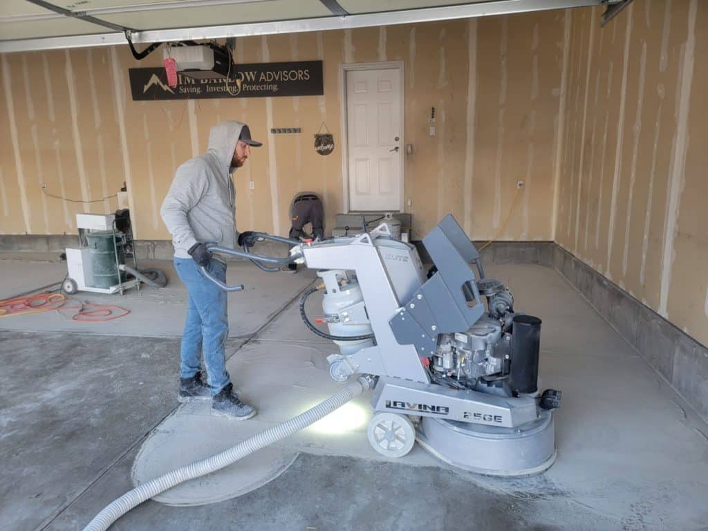 Epoxy Garage Floor Coating in Marriott-Slaterville, Utah - Creekbed