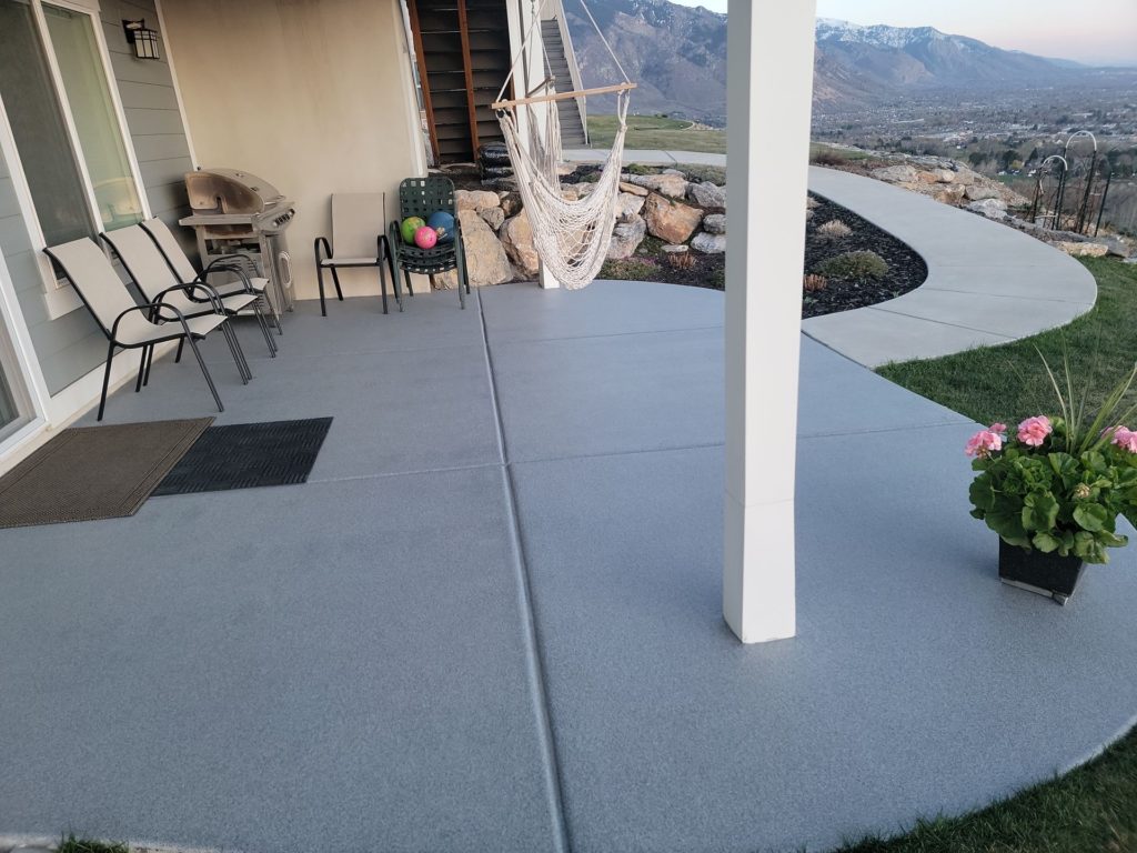 Quartz Patio Coating in North Ogden Utah - Rockledge Quartz Patio Coating in North Ogden Utah - Rockledge