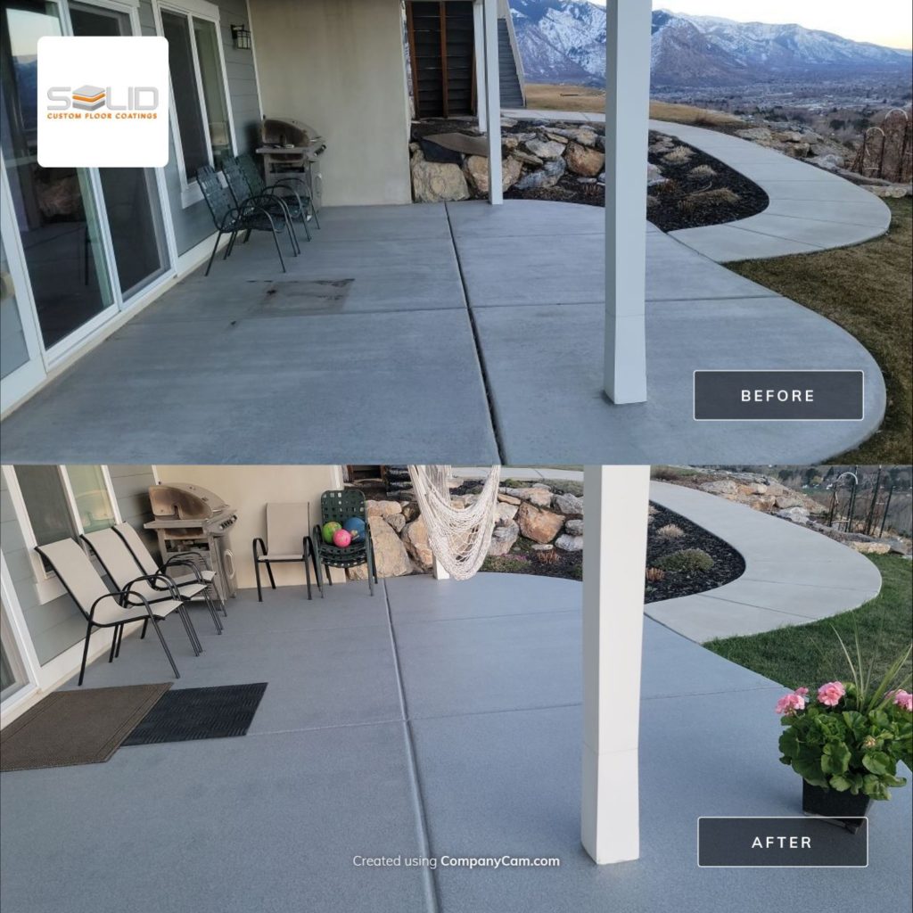 Quartz Patio Coating in North Ogden Utah - Rockledge