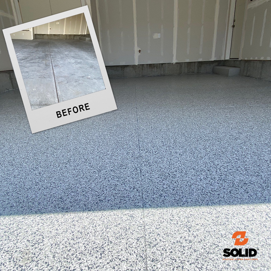 Epoxy Garage Floor Coating in Washinton Terrace, UT - 2 Car Garage