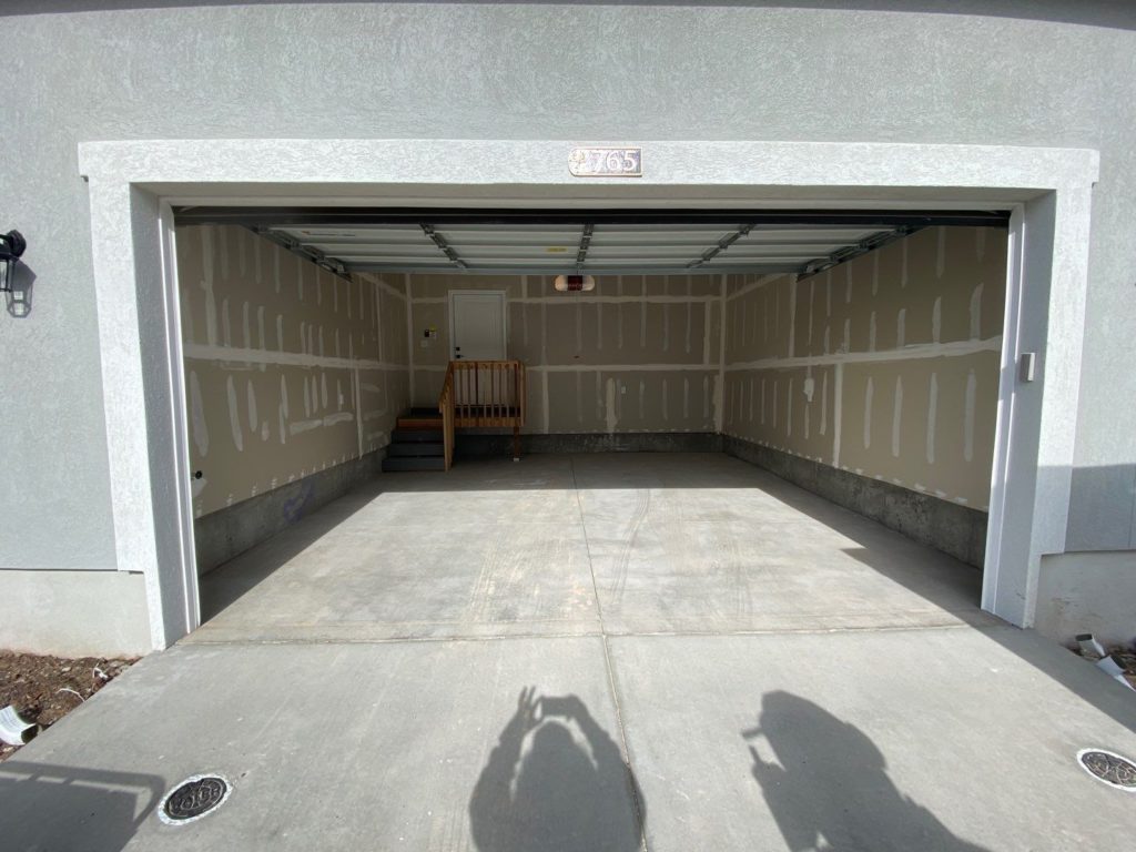 Layton Utah Garage Floor Coating - 2 Car Garage