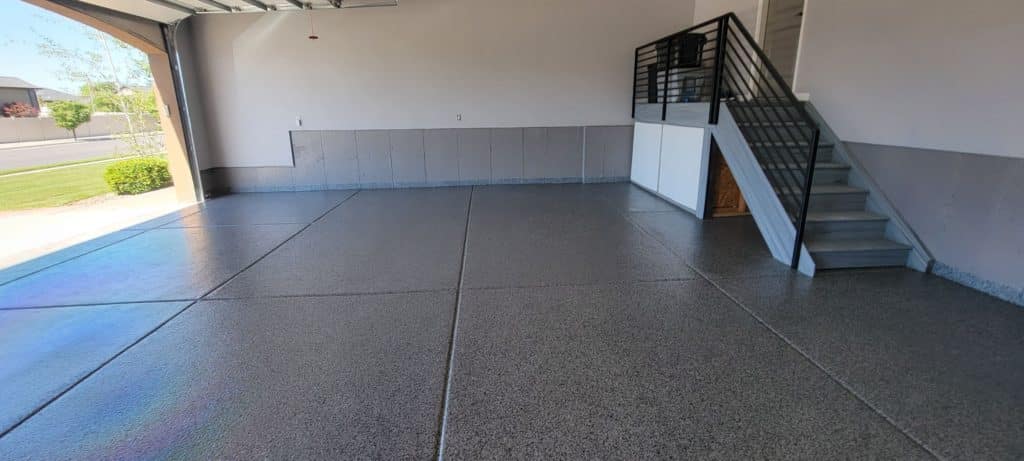 Garage Floor Coating in Plain City, Utah - Nightfall