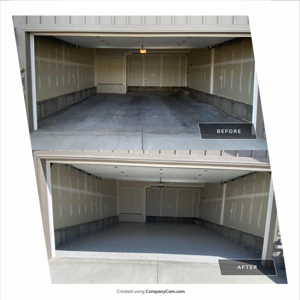 Epoxy Garage Floor Coating in Washinton Terrace, UT - 2 Car Garage