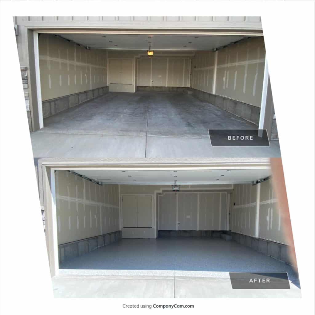 Epoxy Garage Floor Coating in Washinton Terrace, UT - 2 Car Garage