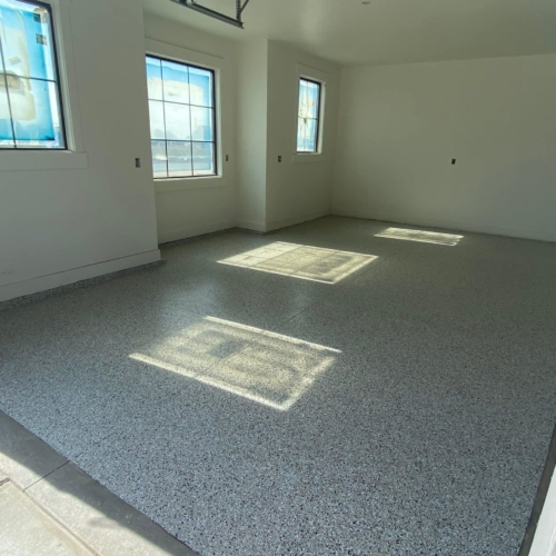 2022 Parade of Homes - Epoxy Garage Floor Coating in Plain City Utah