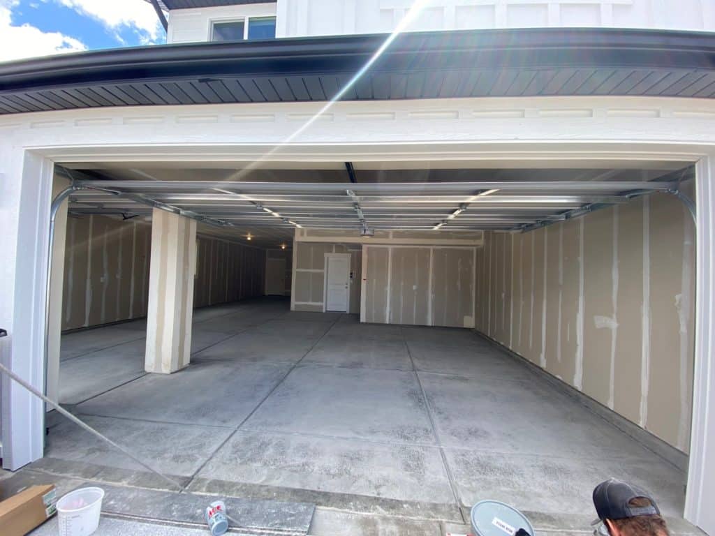 New Garage Floor Coating off North Plain City Road - Briar - 3 Car Garage