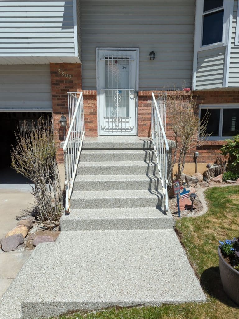 Porch Resurfacing in Roy Utah - Creekbed