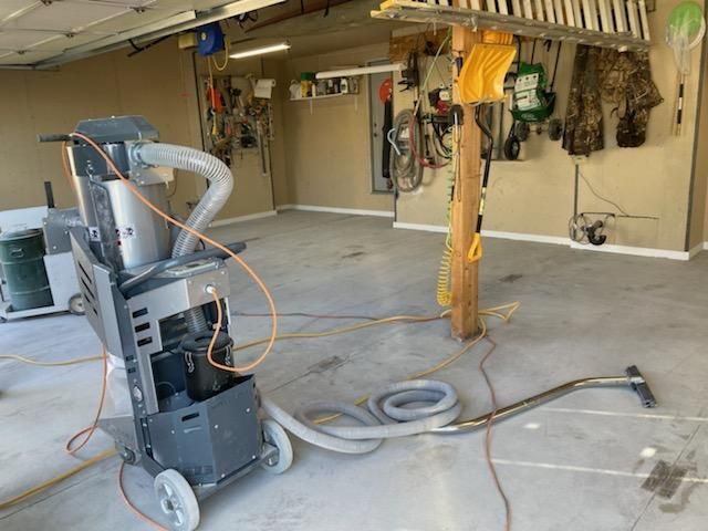 Streambed Color 2 Car Garage Floor Coating in North Ogden