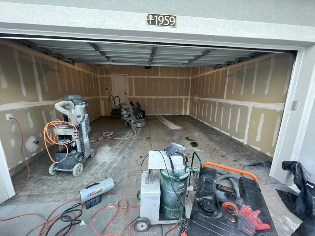 2 Car Custom Color Garage Floor Coating - Layton, Utah