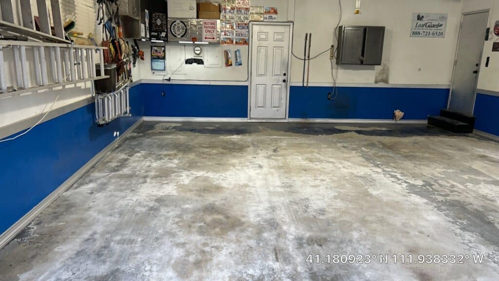 Steamboat Color Garage Floor Coating in Ogden, Utah