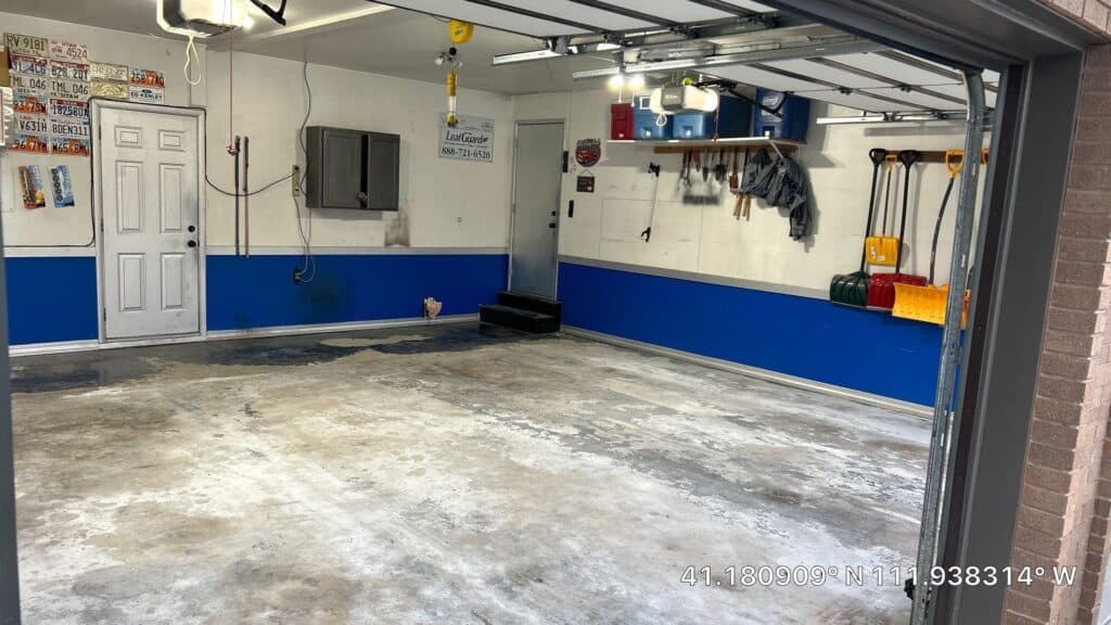 Steamboat Color Garage Floor Coating in Ogden, Utah