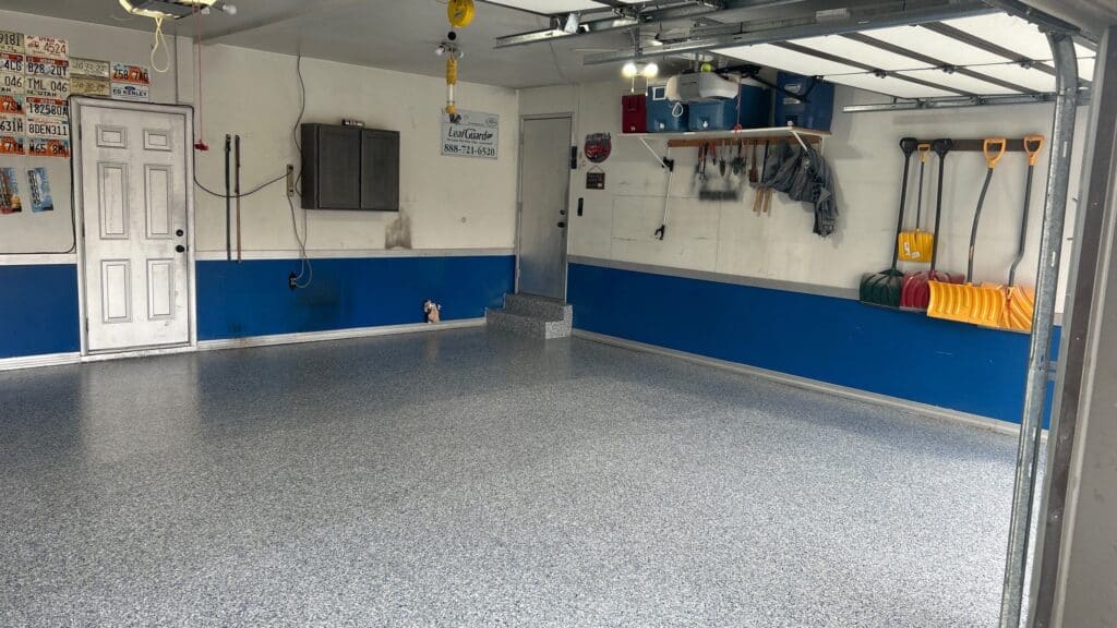 Steamboat Color Garage Floor Coating in Ogden, Utah