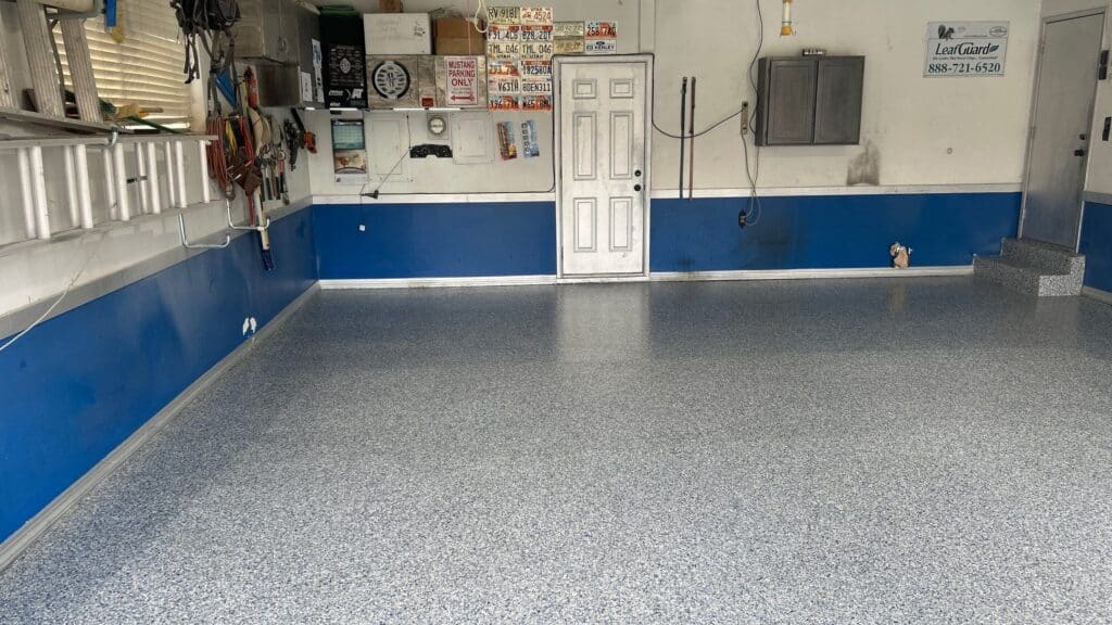 Steamboat Color Garage Floor Coating in Ogden, Utah