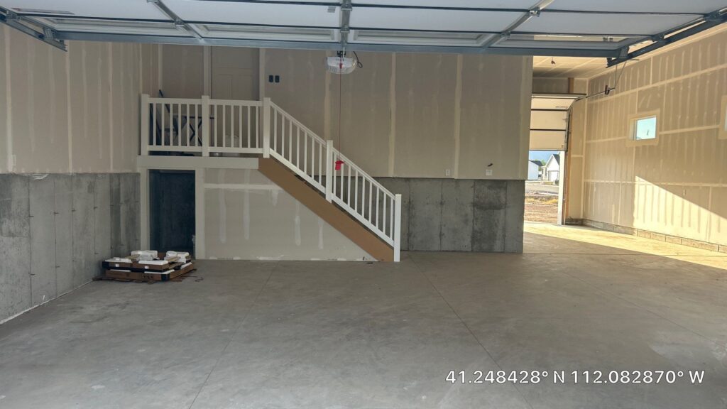 Gravel Flake Garage Floor in Ogden, Utah Gravel Flake Garage Floor in Ogden, Utah