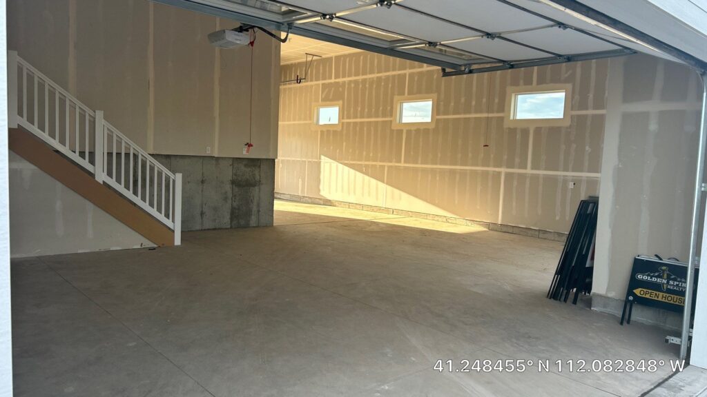 Gravel Flake Garage Floor in Ogden, Utah Gravel Flake Garage Floor in Ogden, Utah