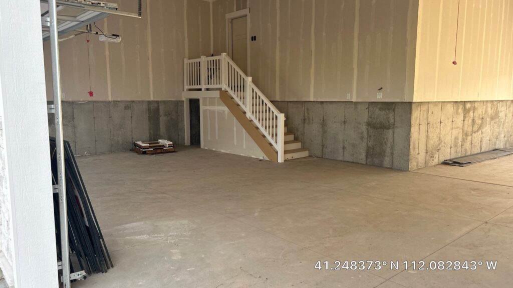 Gravel Flake Garage Floor in Ogden, Utah Gravel Flake Garage Floor in Ogden, Utah