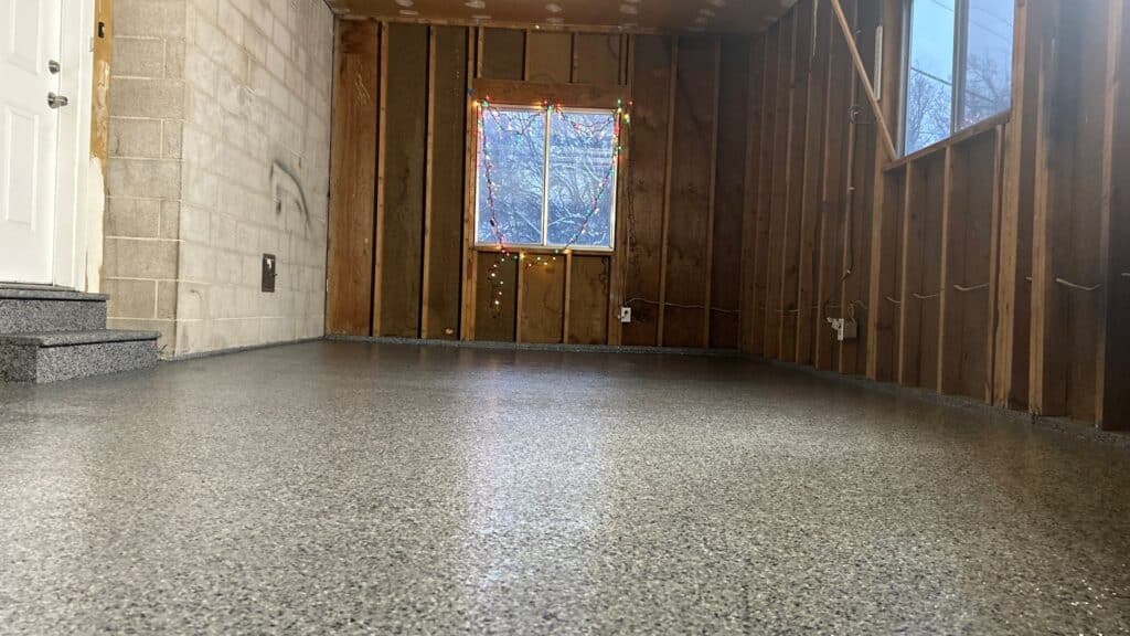 Silverton Flake Garage Floor Coating - South Ogden, Utah