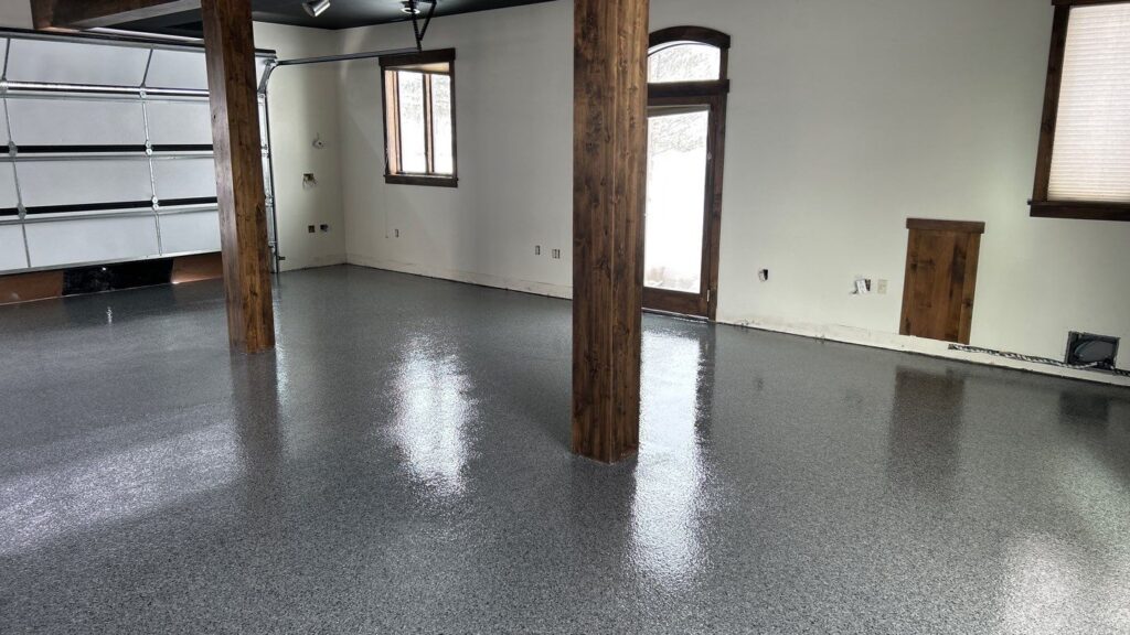 Heber City Silverton Flake Garage Floor Coating