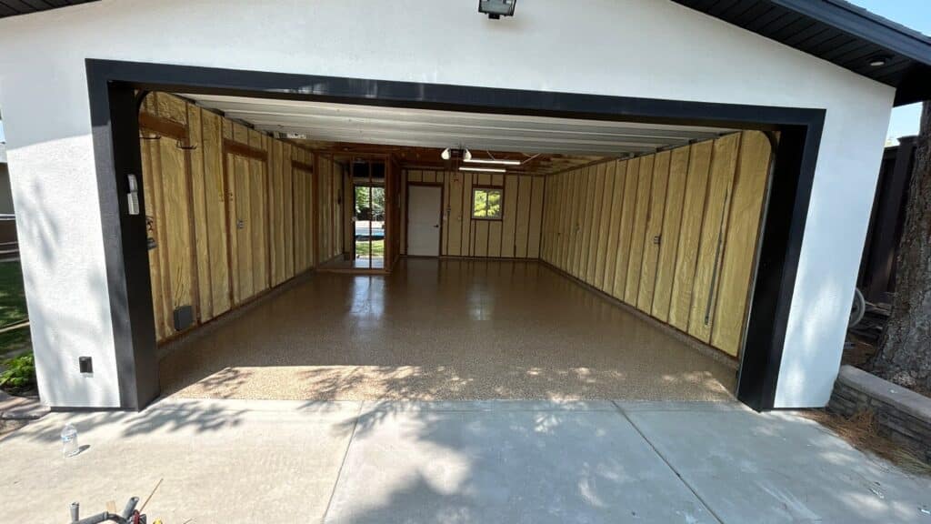 Another Kaysville Shoreline Flaked Garage Floor