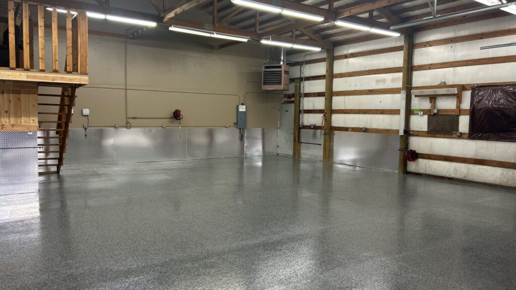 Floor coating in your man cave in Ogden, Utah