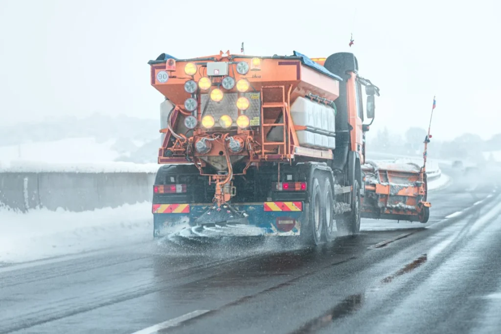 How Utah Road Salt And Liquid Brine Eat Unsealed Concrete (And How Polyaspartic Stops It) Road Salt - Ogden, UT